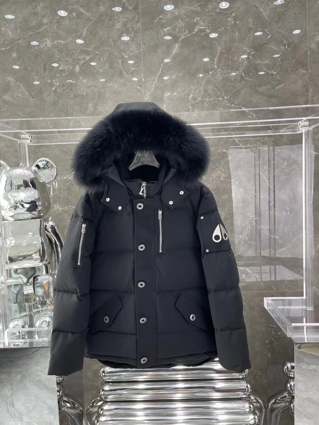 Moose Knuckles Hooded Down Jacket Moose Knuckles Hooded Down Jacket